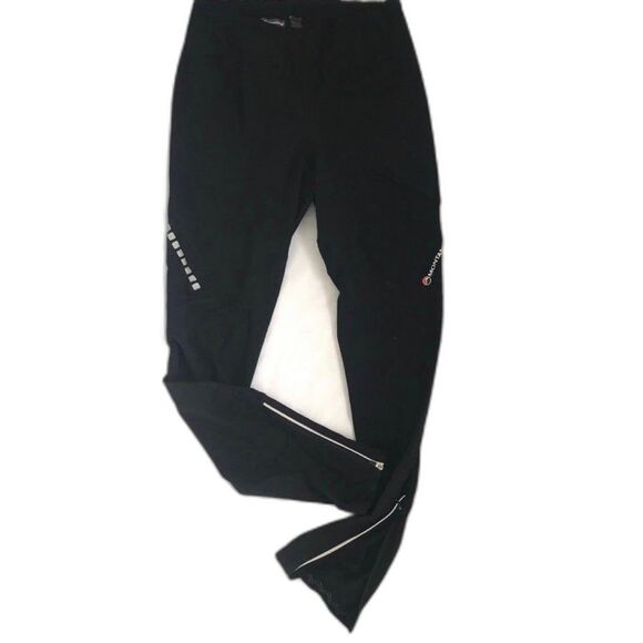 Montane Medium black running legging pants Reflective Zip Hems 28” inseam EUC - Picture 1 of 12